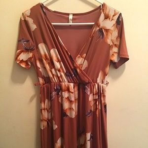 Hi-Low Maternity Dress by PinkBlush